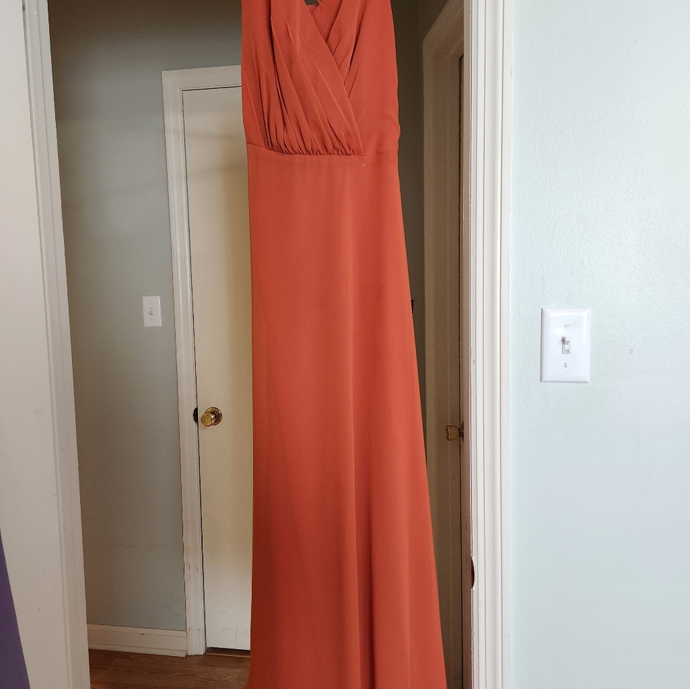 Davids bridal junior bridesmaid dress.